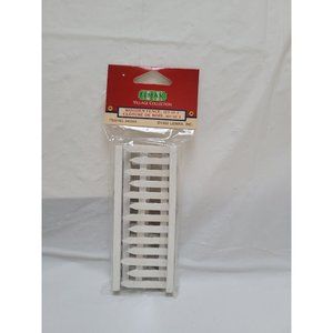 NIP Lemax Dickensvale Collection Wooden Fence #24034A Set of 2 in Pack Vintage